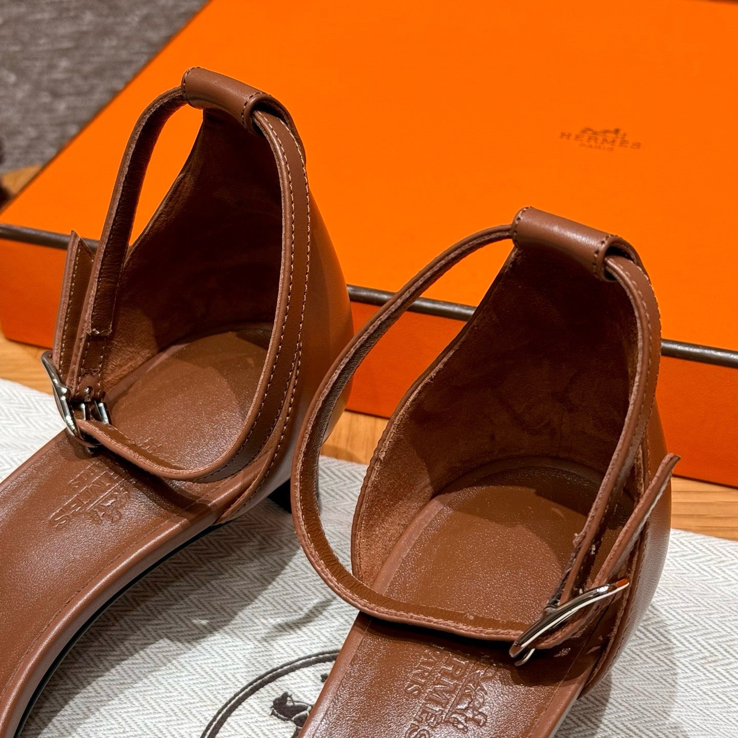 에르메스 조이 70 샌들  굽 2.2 cm