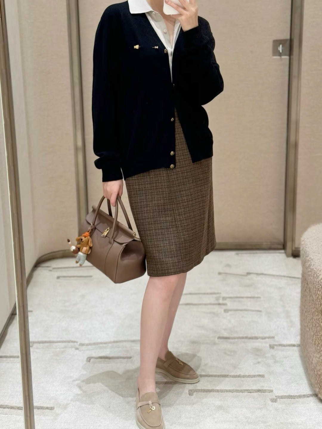 로로피아나 룸백 L25 (레인 드롭스)