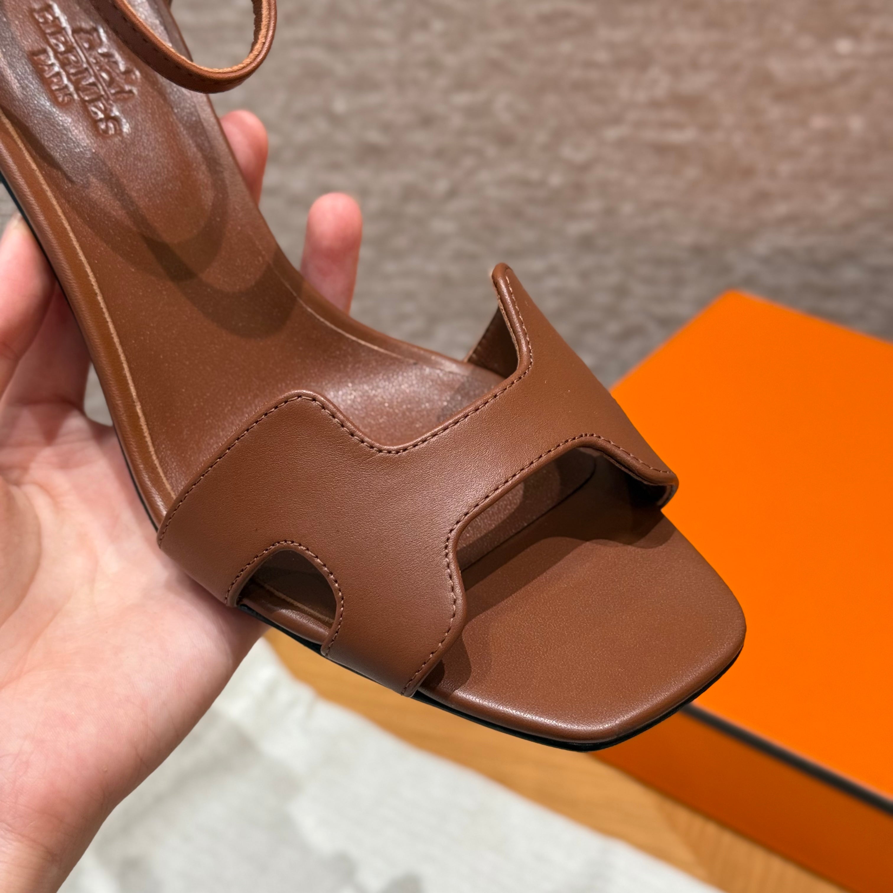 에르메스 조이 70 샌들  굽 7cm