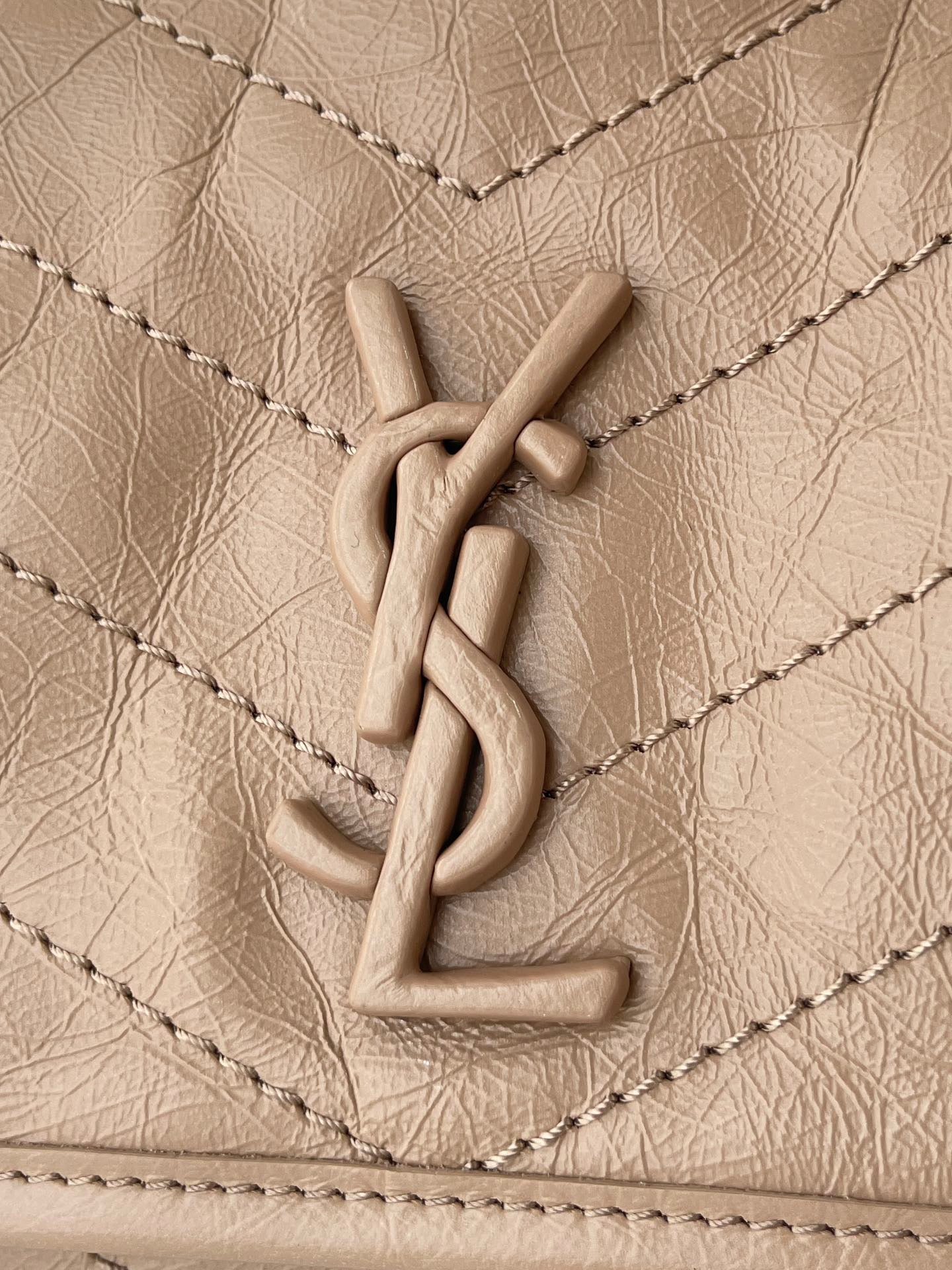 생로랑 니키백 베이비 빈티지 레더