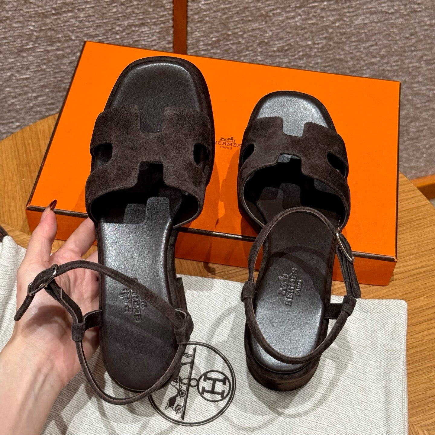 에르메스 jam 잼 30 샌들