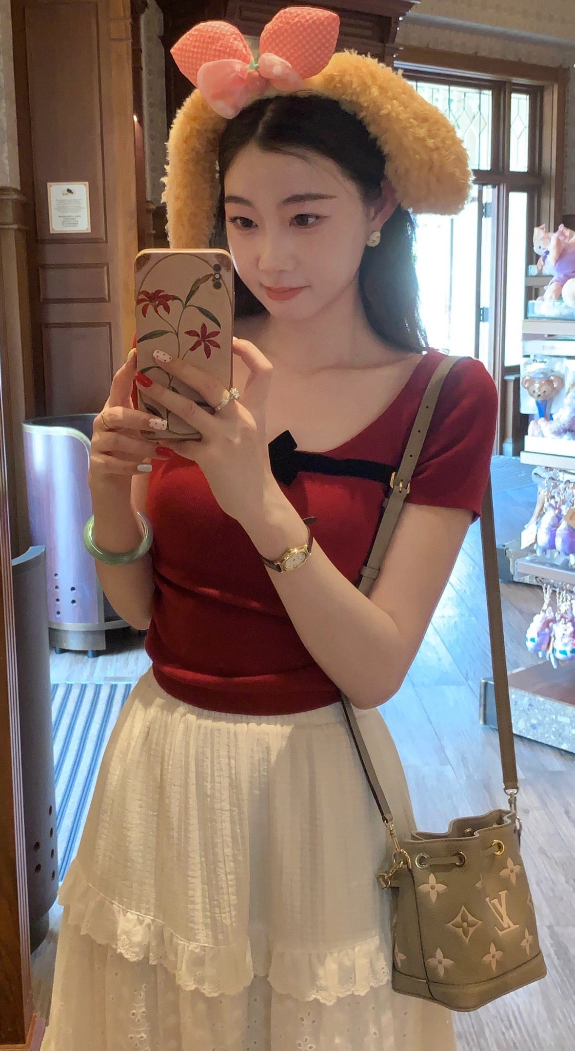 루이비통 앙프렝뜨 바이컬러 나노 노에 버킷백