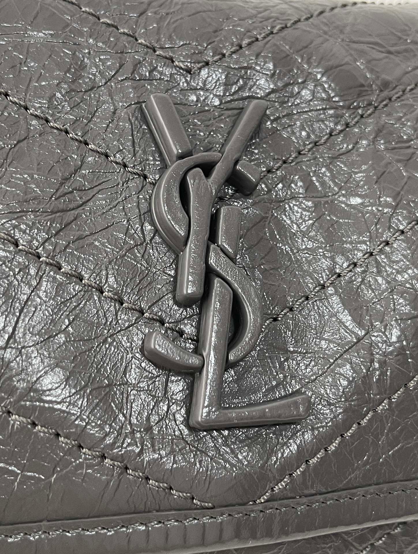 생로랑 니키백 베이비 빈티지 레더