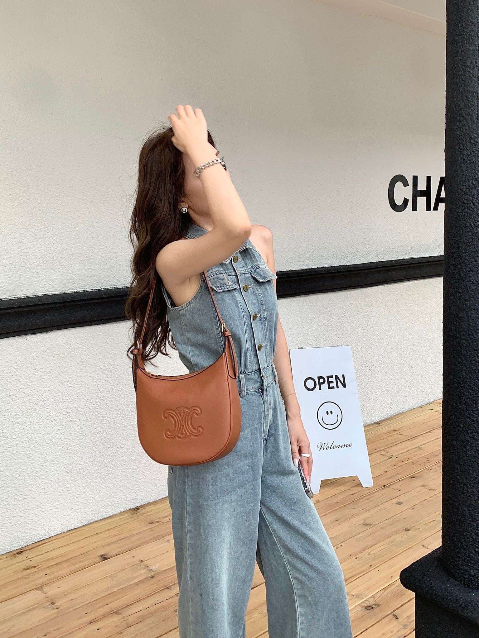 셀린느 엘로이즈백 레더 스몰