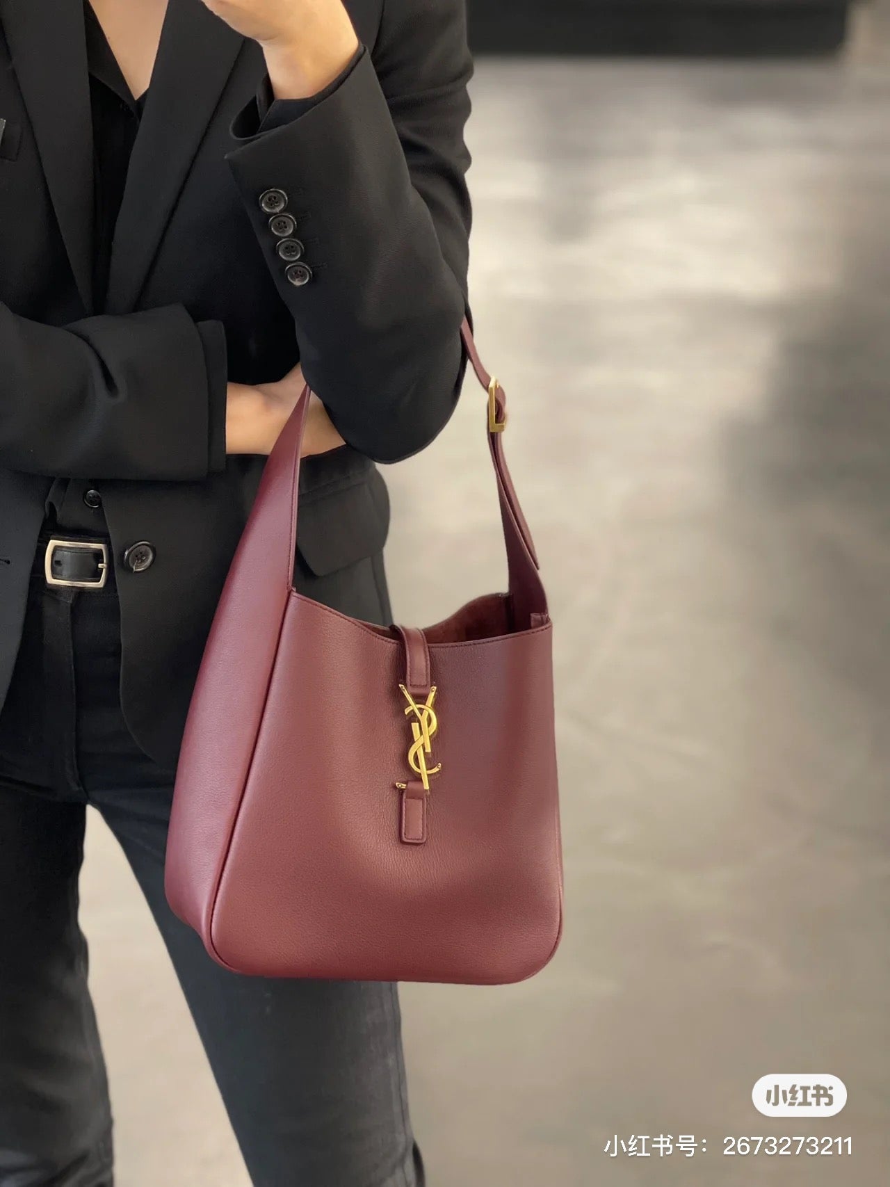 생로랑 LE 5À7 호보 스몰