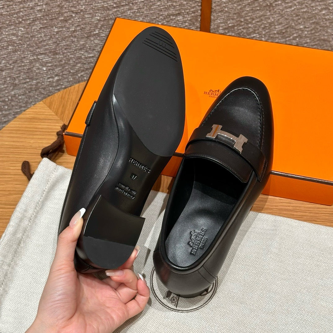 에르메스 Paris 파리 로퍼 은장