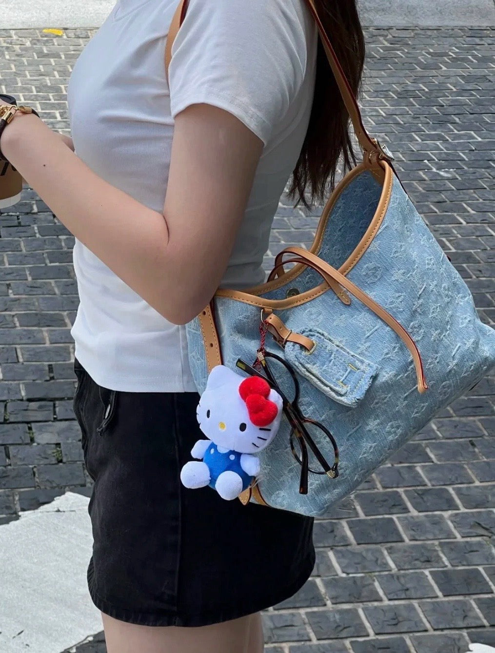 루이비통 데님 캐리올 PM