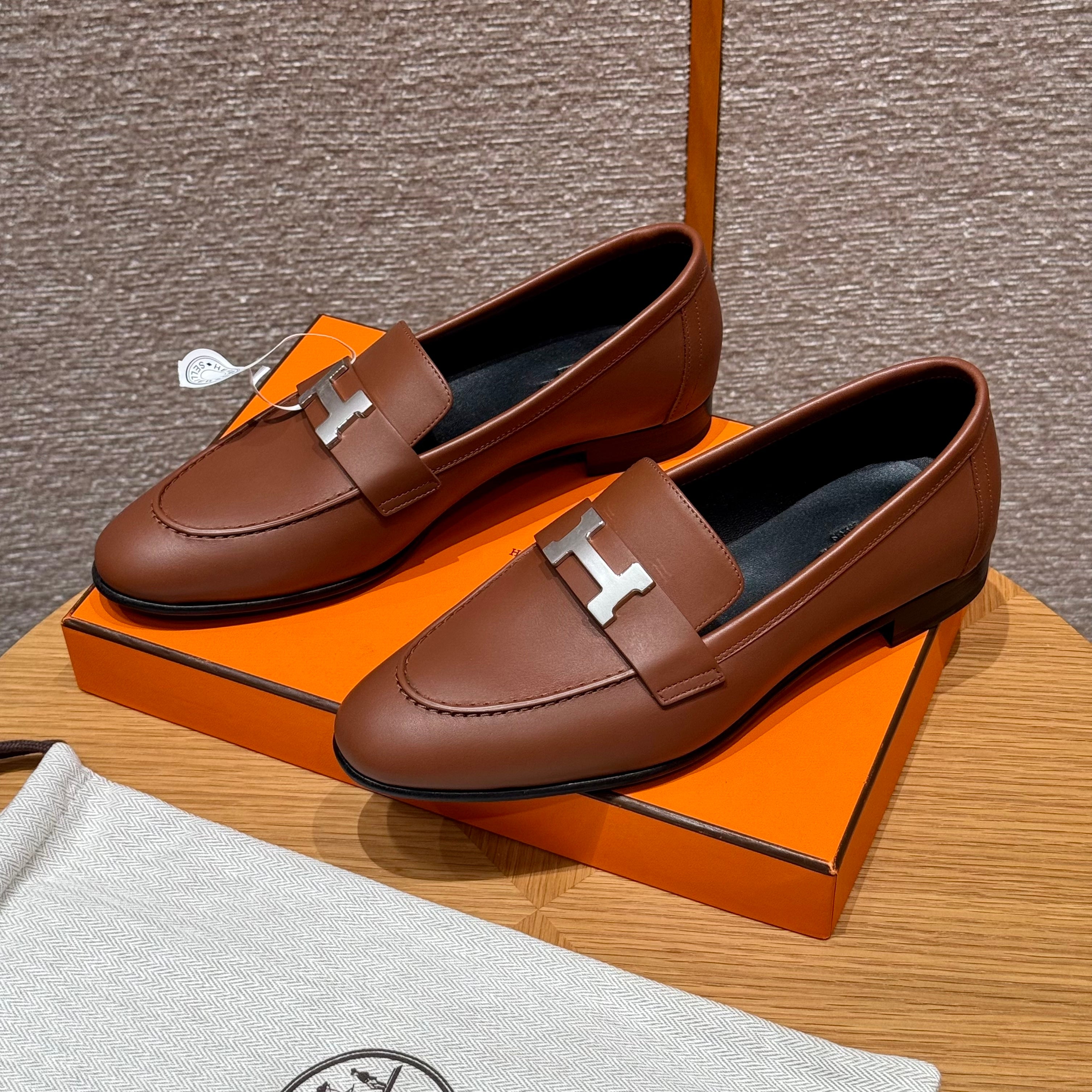 에르메스 Paris 파리 로퍼 은장