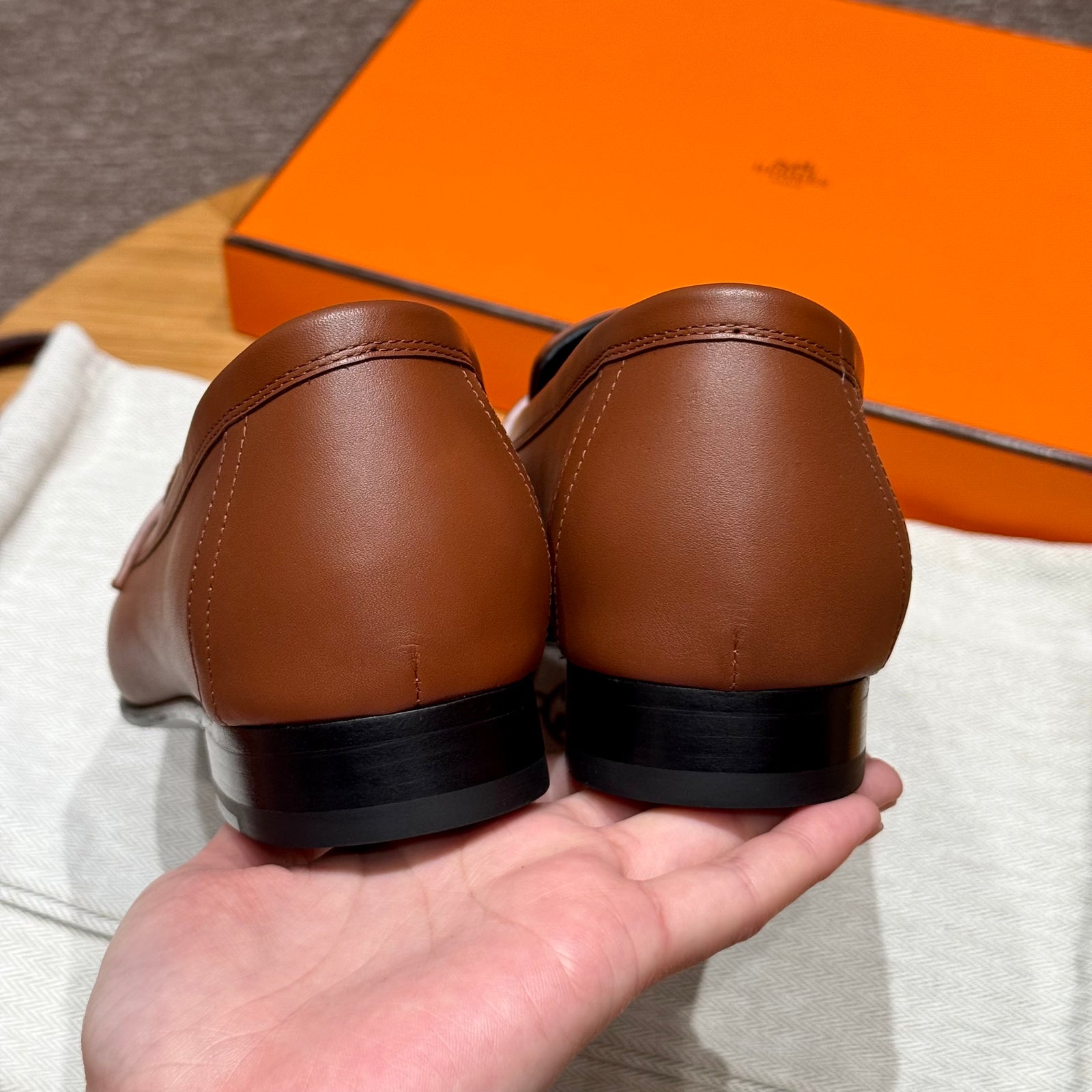 에르메스 Paris 파리 로퍼 은장