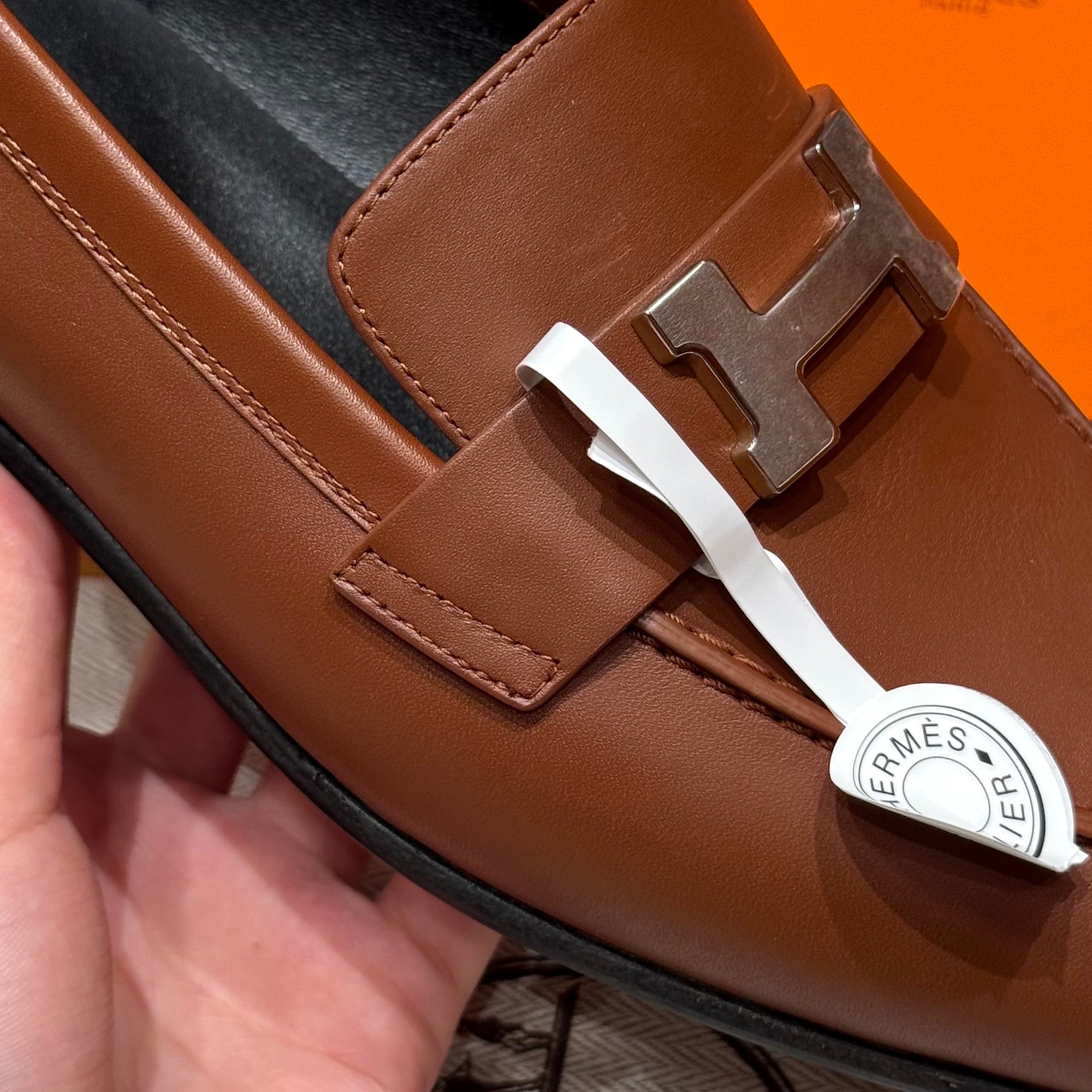 에르메스 Paris 파리 로퍼 은장