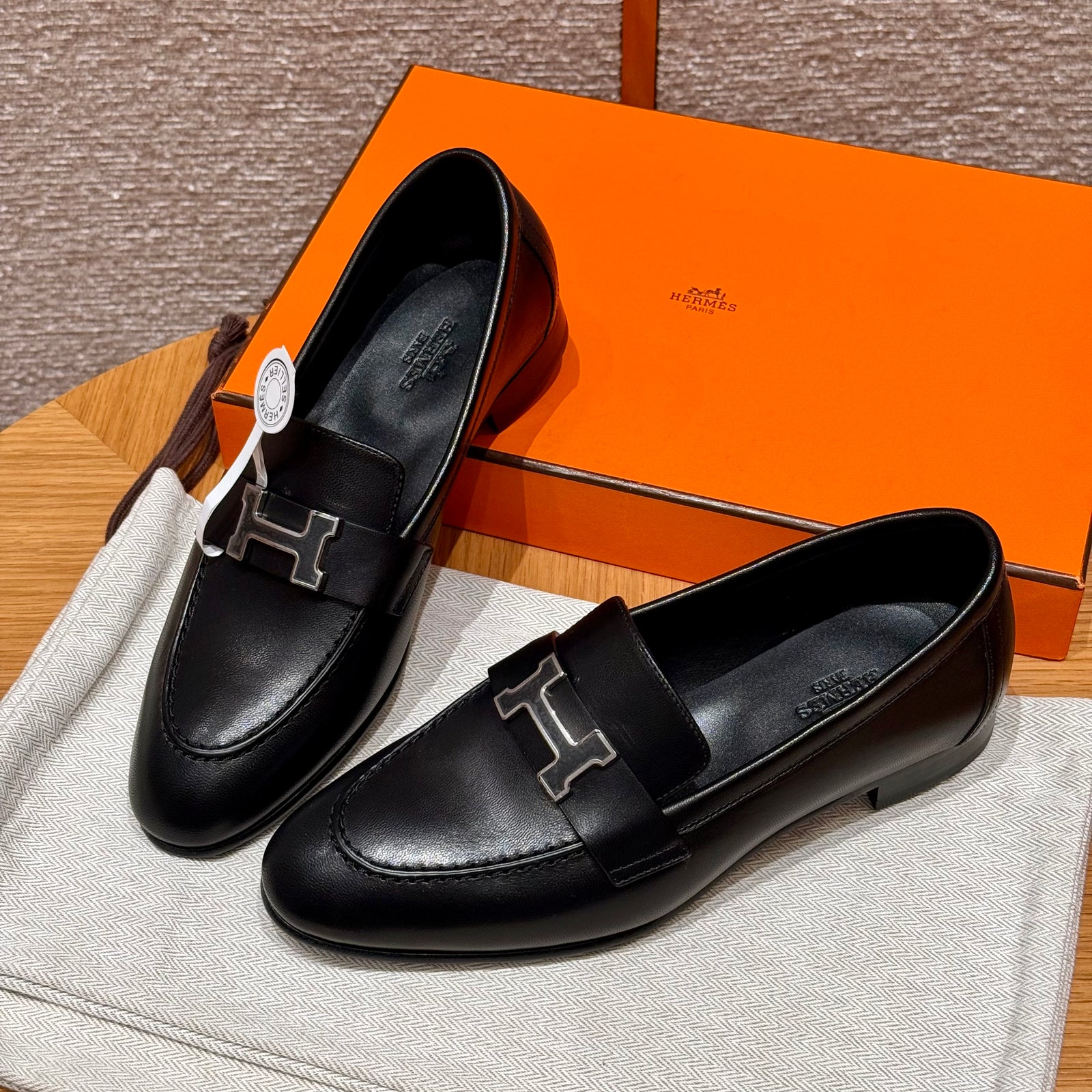 에르메스 Paris 파리 로퍼 은장