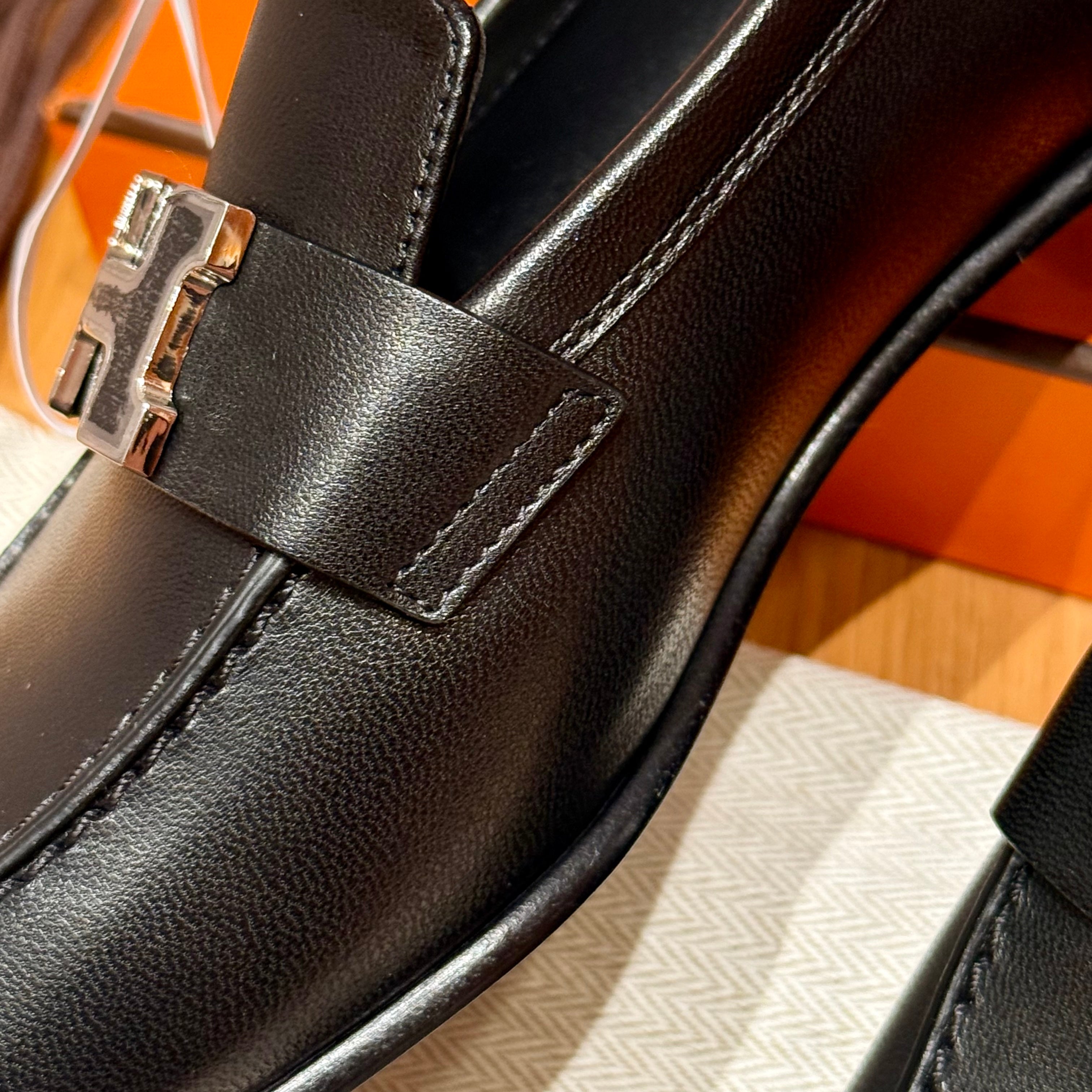 에르메스 Paris 파리 로퍼 은장