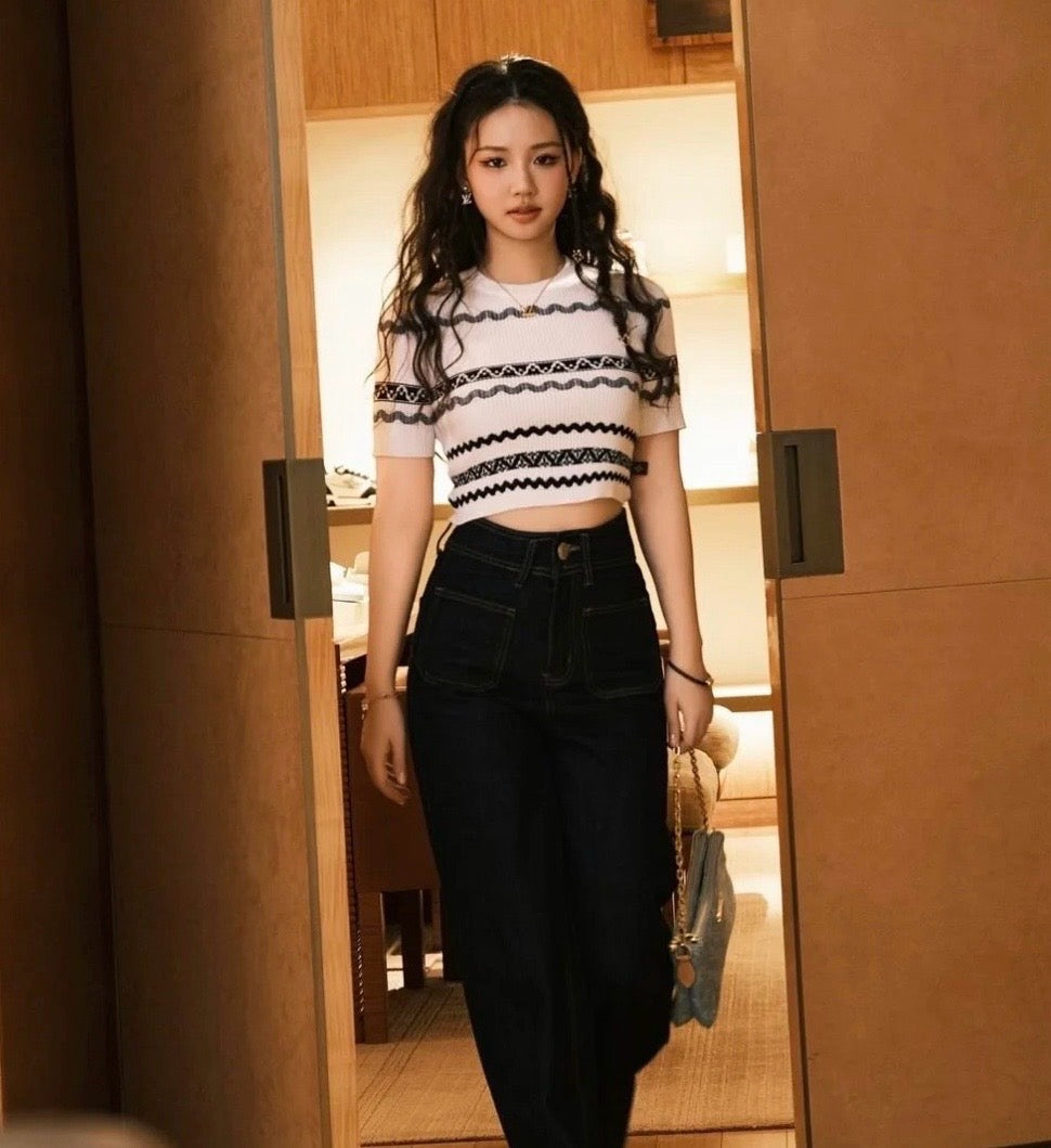 루이비통 데님 리브 포쉐트
