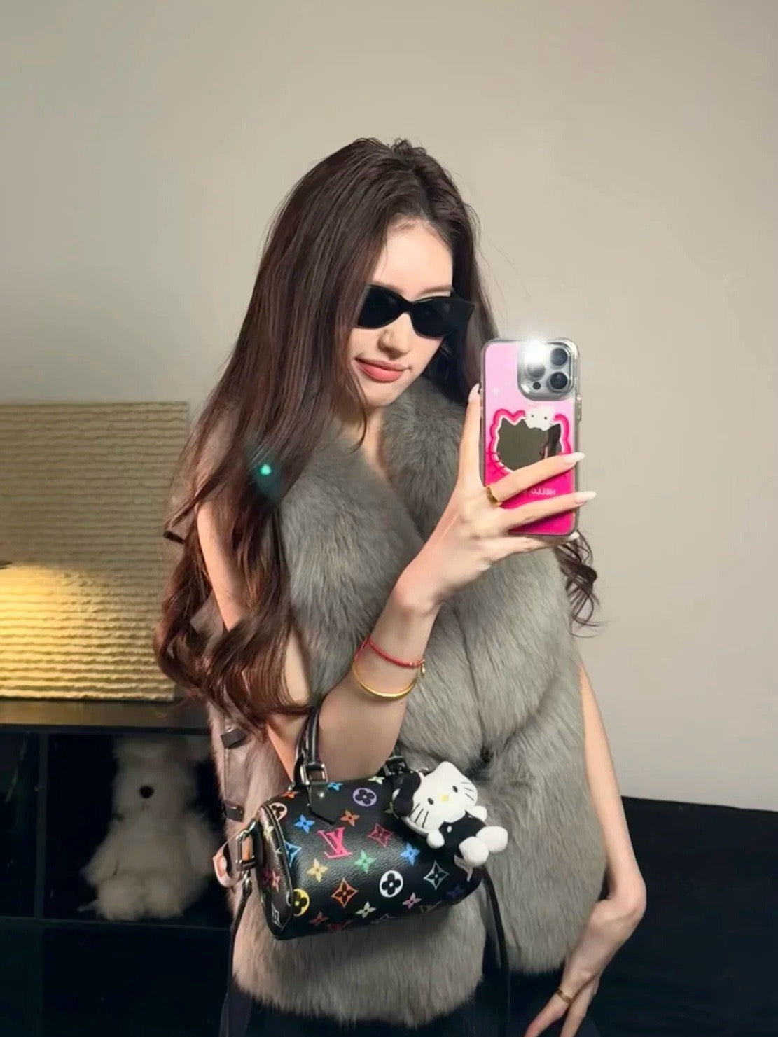 루이비통 무라카미 누아 나노 스피디