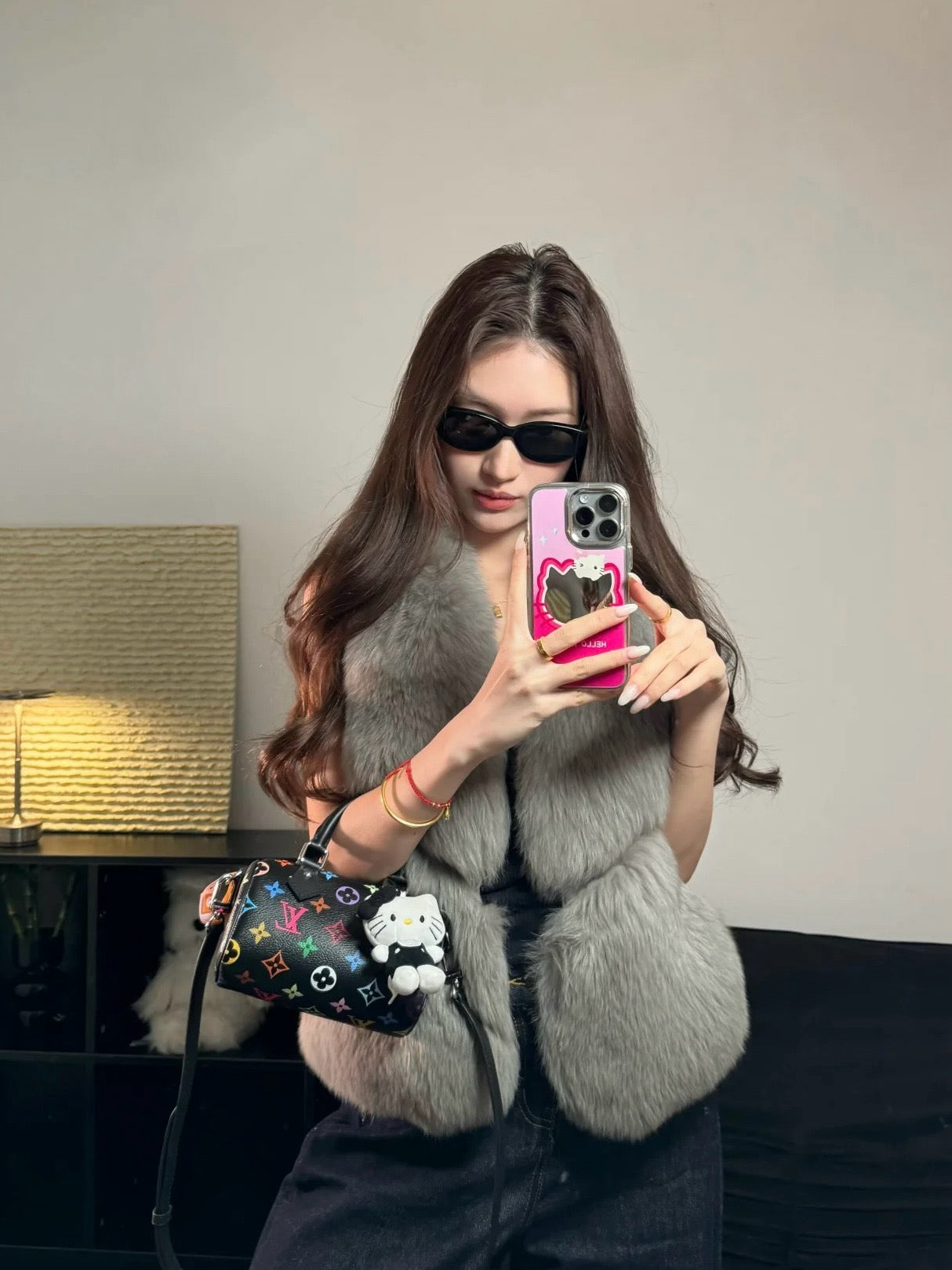 루이비통 무라카미 누아 나노 스피디