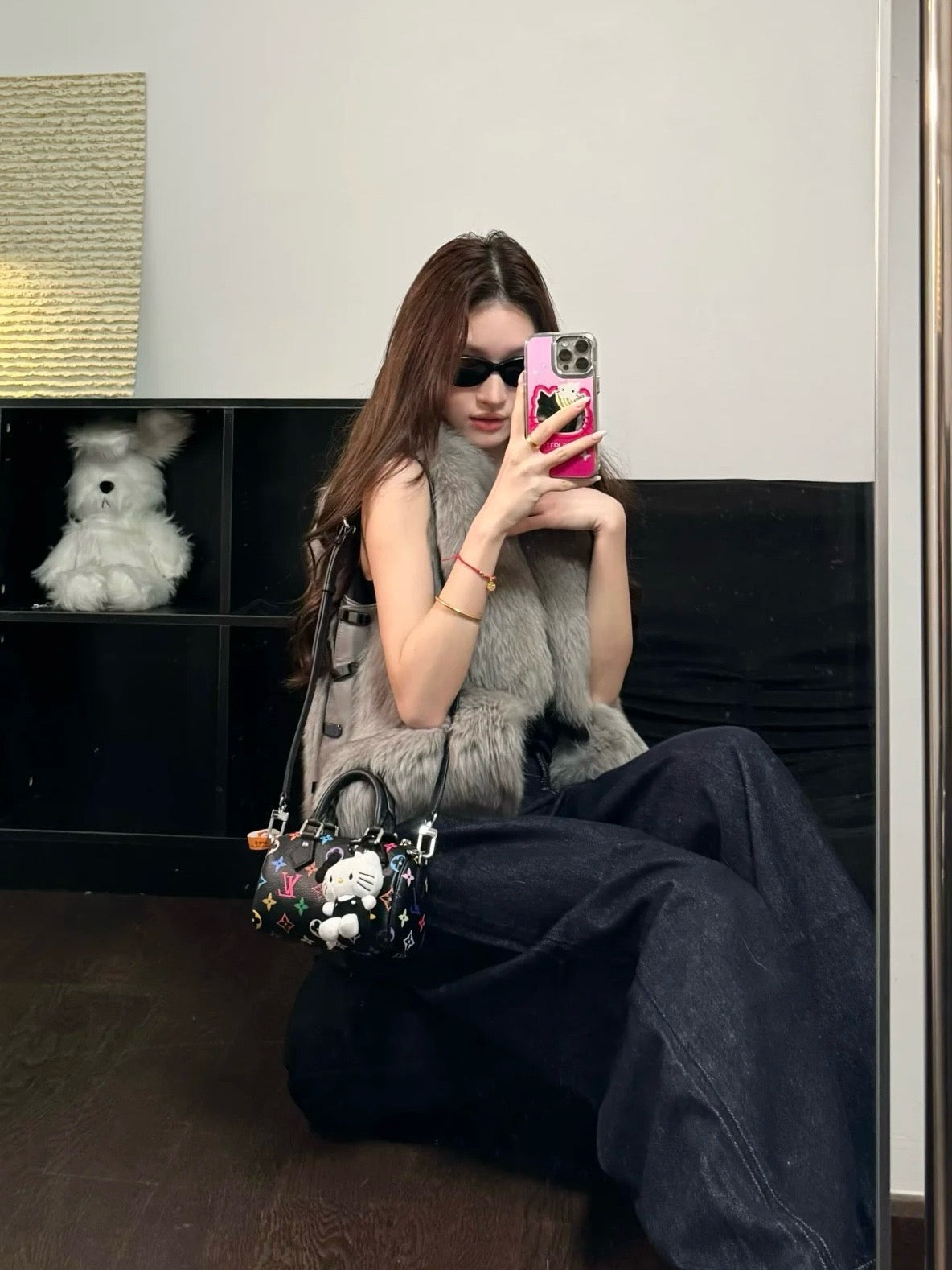 루이비통 무라카미 누아 나노 스피디