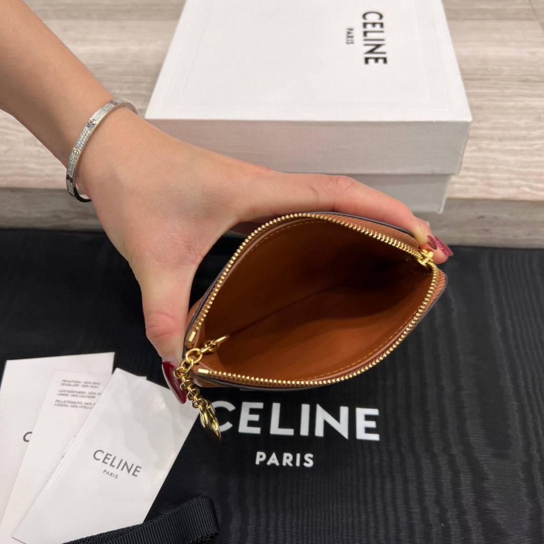 셀린느 트리옹프 코인 파우치