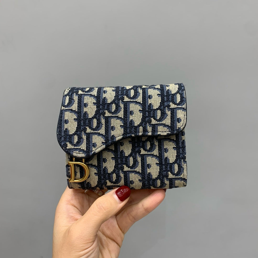 디올 새들 로투스 오블리크 반지갑