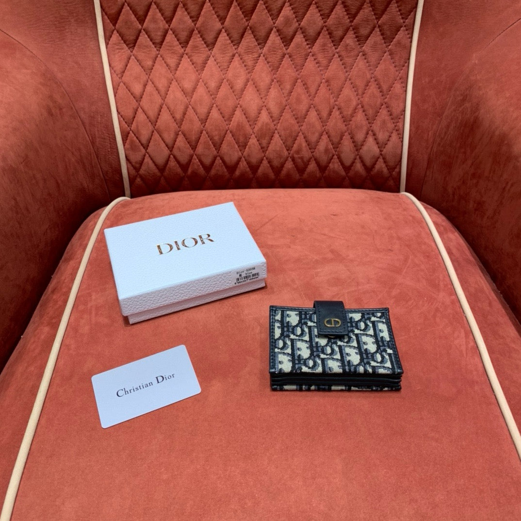 디올 30 몽테인 오블리크 아코디언 카드 지갑
