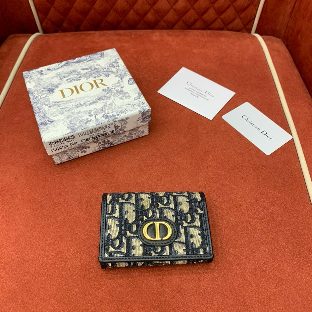 디올 30 몽테인 오블리크 글리신 카드 지갑