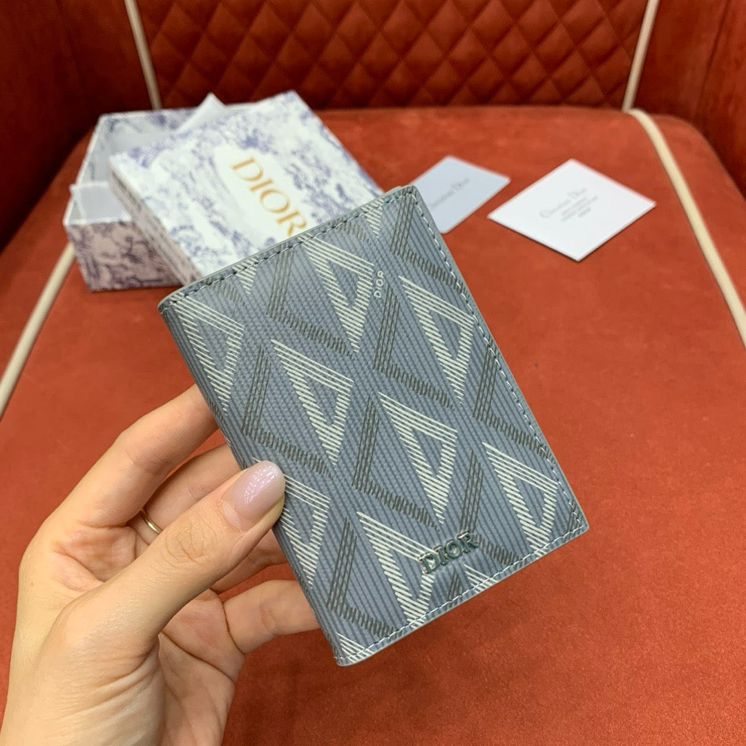 디올 CD 다이아몬드 버티컬 카드 지갑