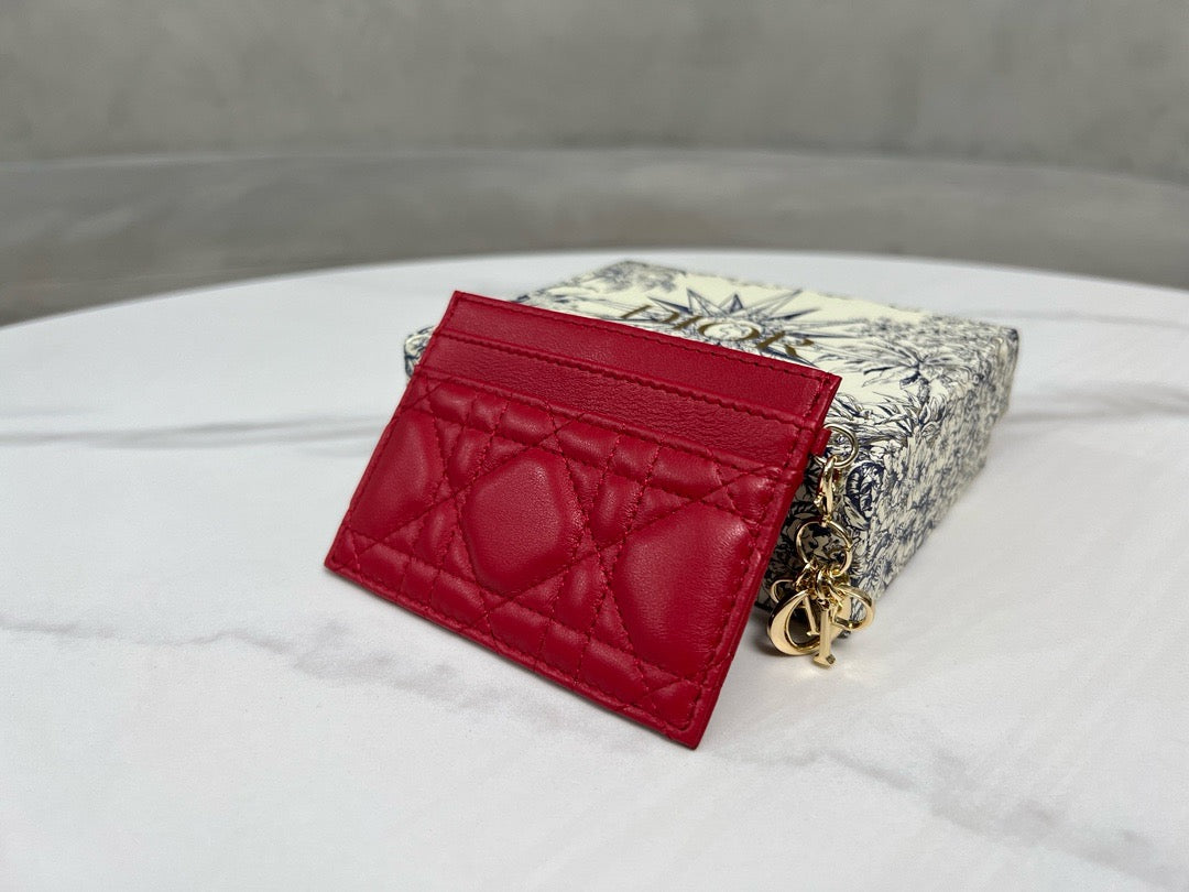 디올 레이디 프리지아 카드 홀더