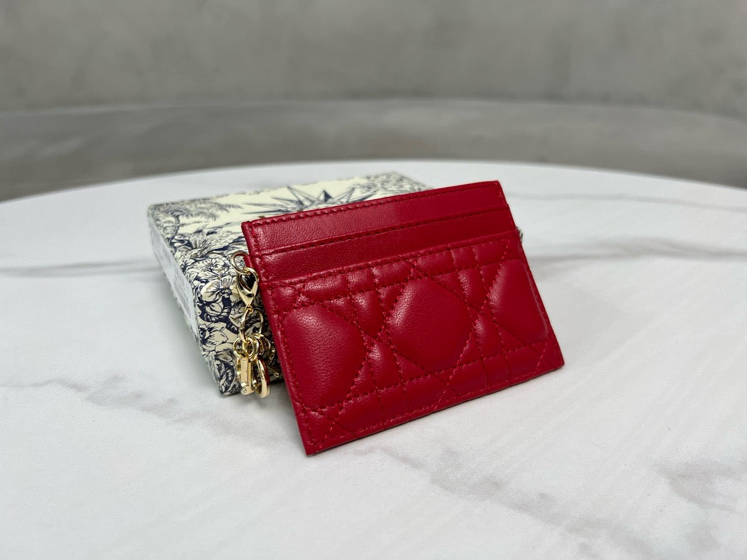 디올 레이디 프리지아 카드 홀더