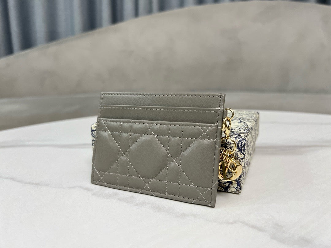 디올 레이디 프리지아 카드 홀더