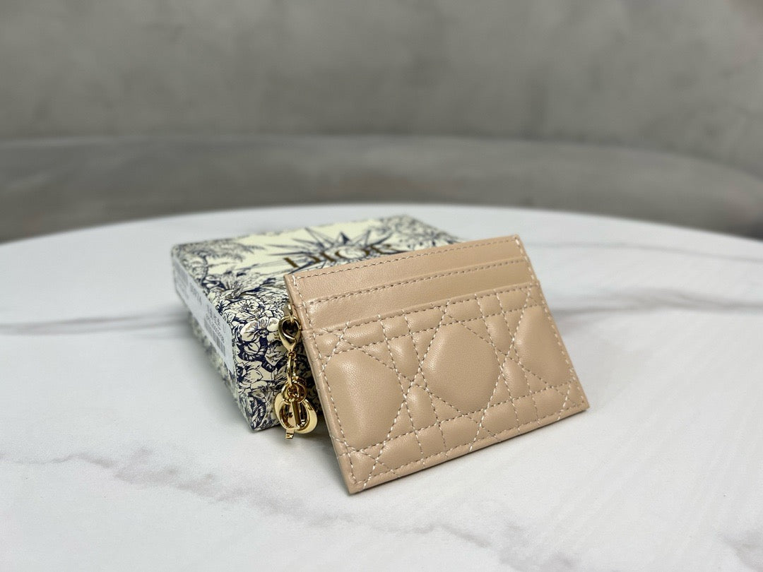 디올 레이디 프리지아 카드 홀더