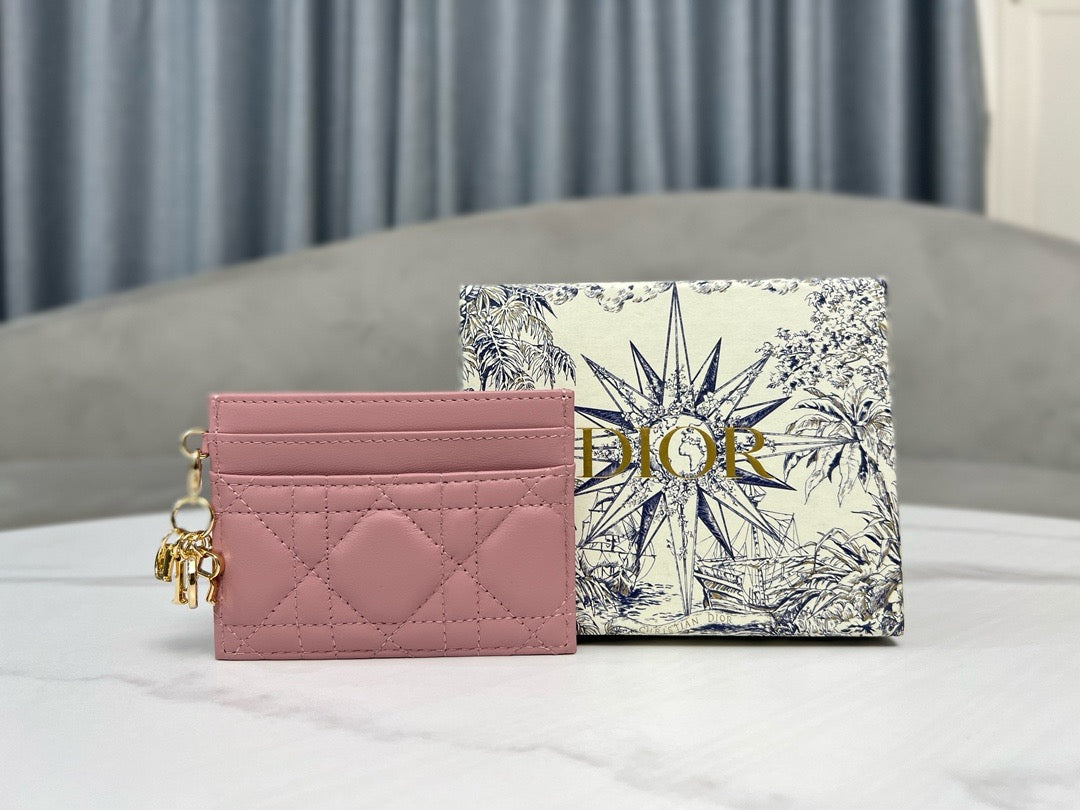 디올 레이디 프리지아 카드 홀더