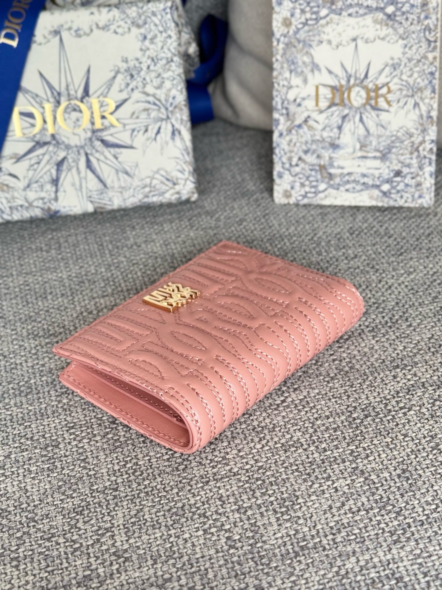 디올 미스 디올 달리아 울오버 지갑
