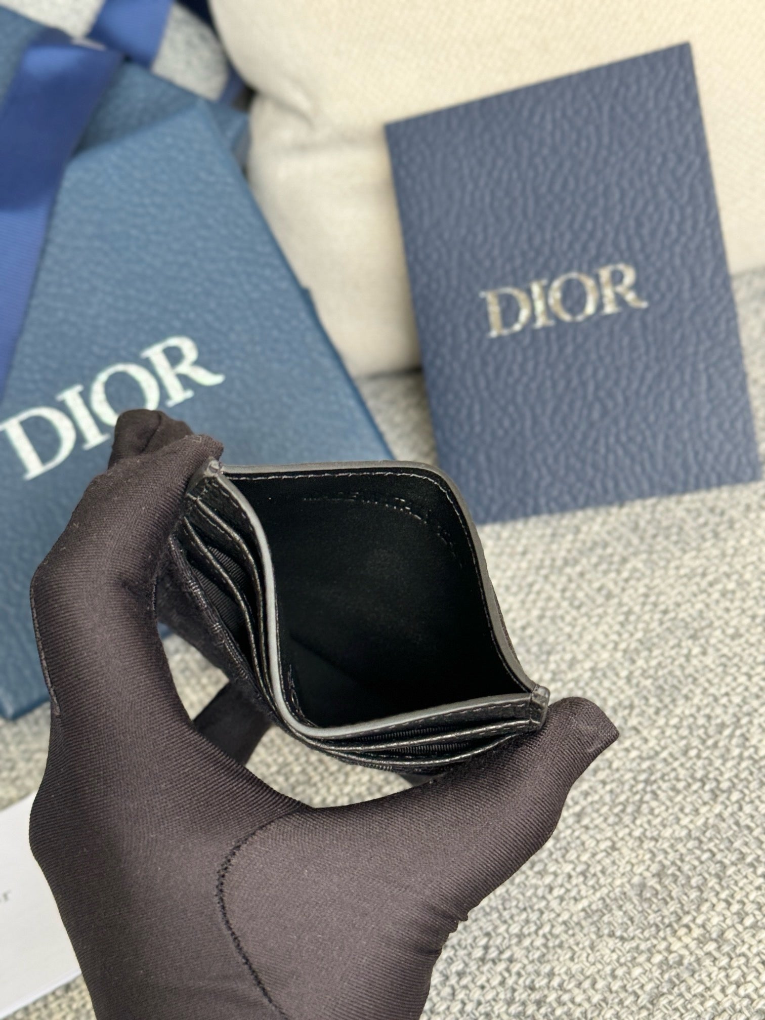 디올 오블리크 카드 홀더