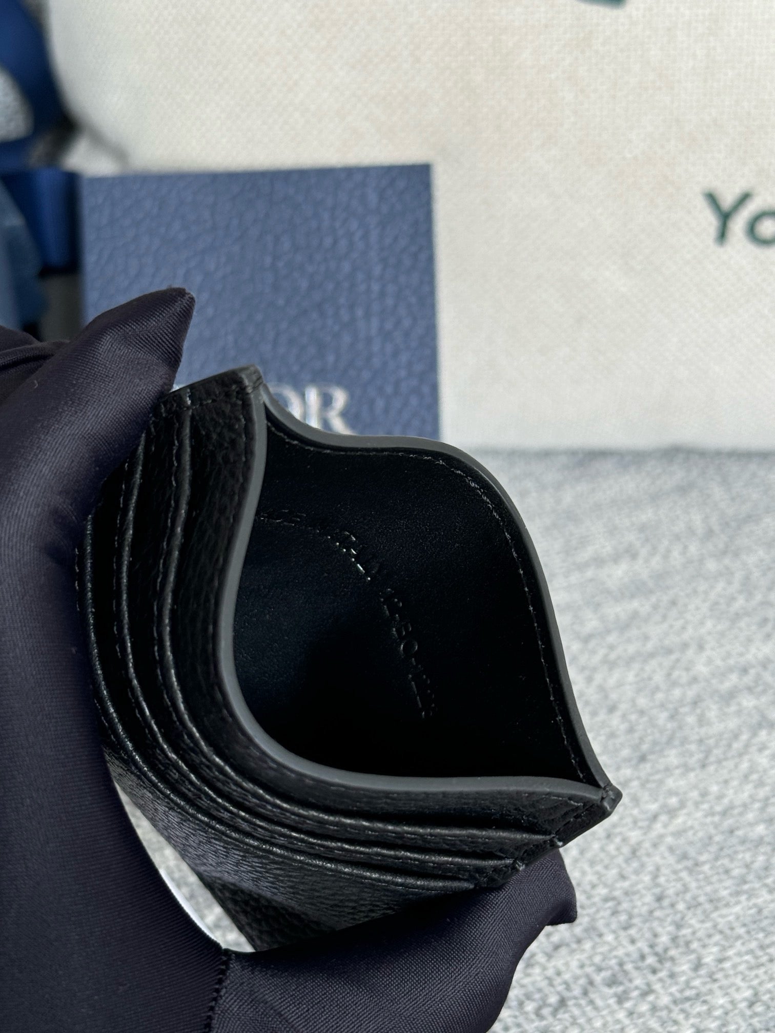 디올 CD 아이콘 카드 지갑