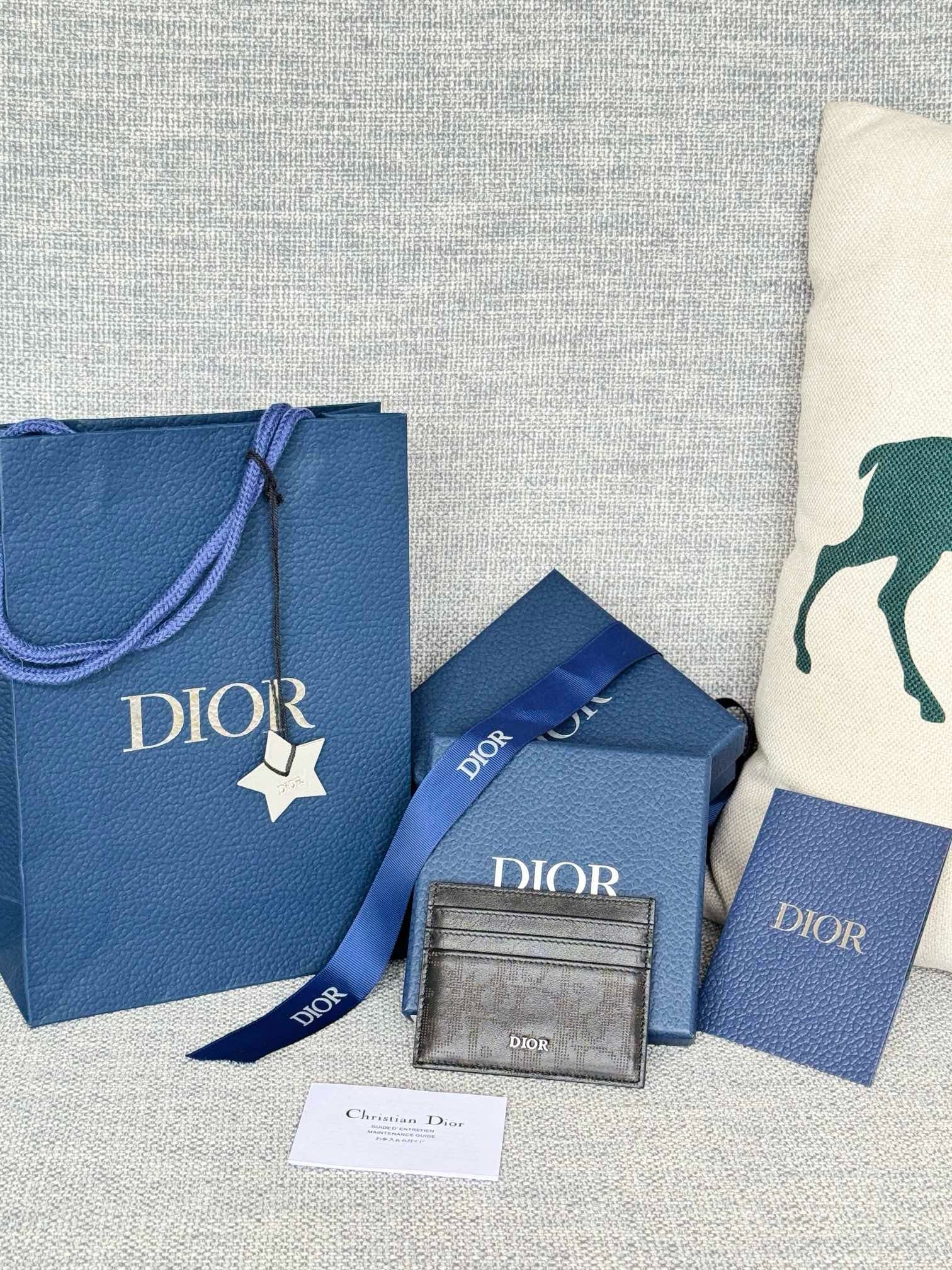 디올 오블리크 갤럭시 카드 홀더