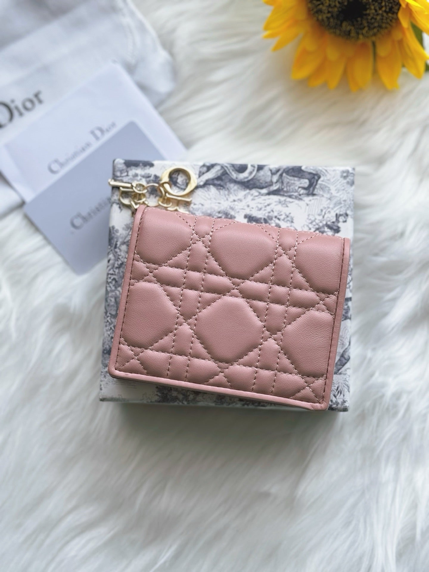 디올 레이디 반지갑