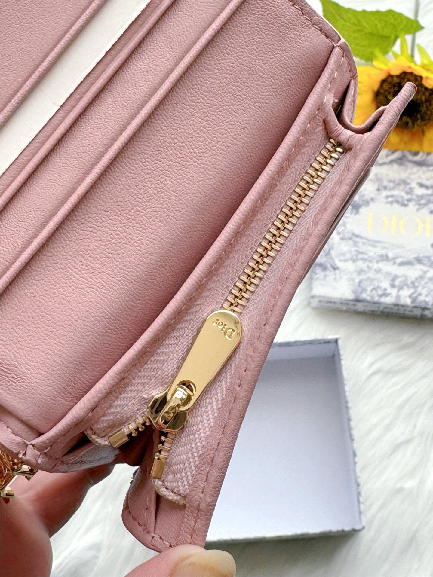 디올 레이디 반지갑