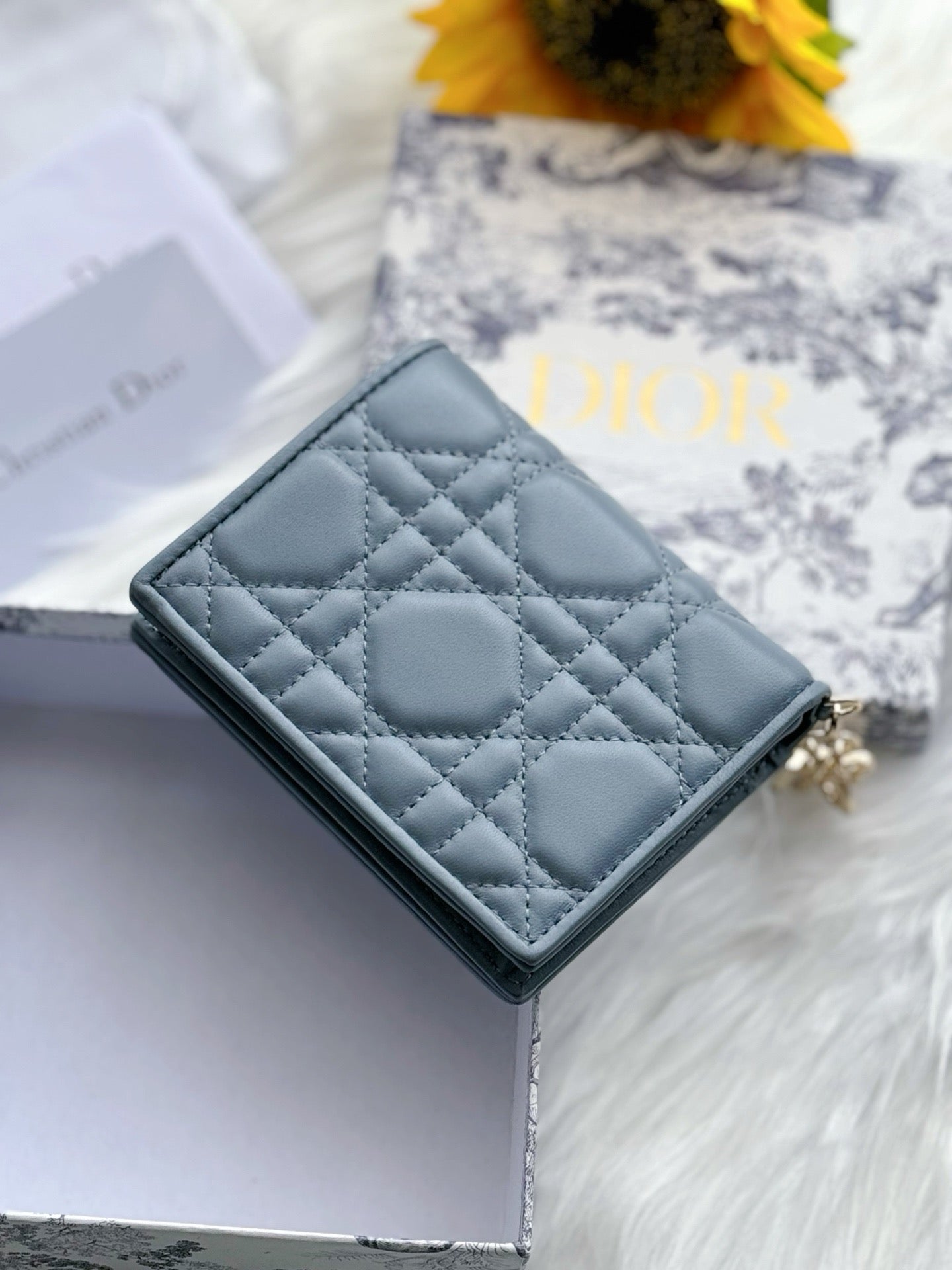 디올 레이디 반지갑