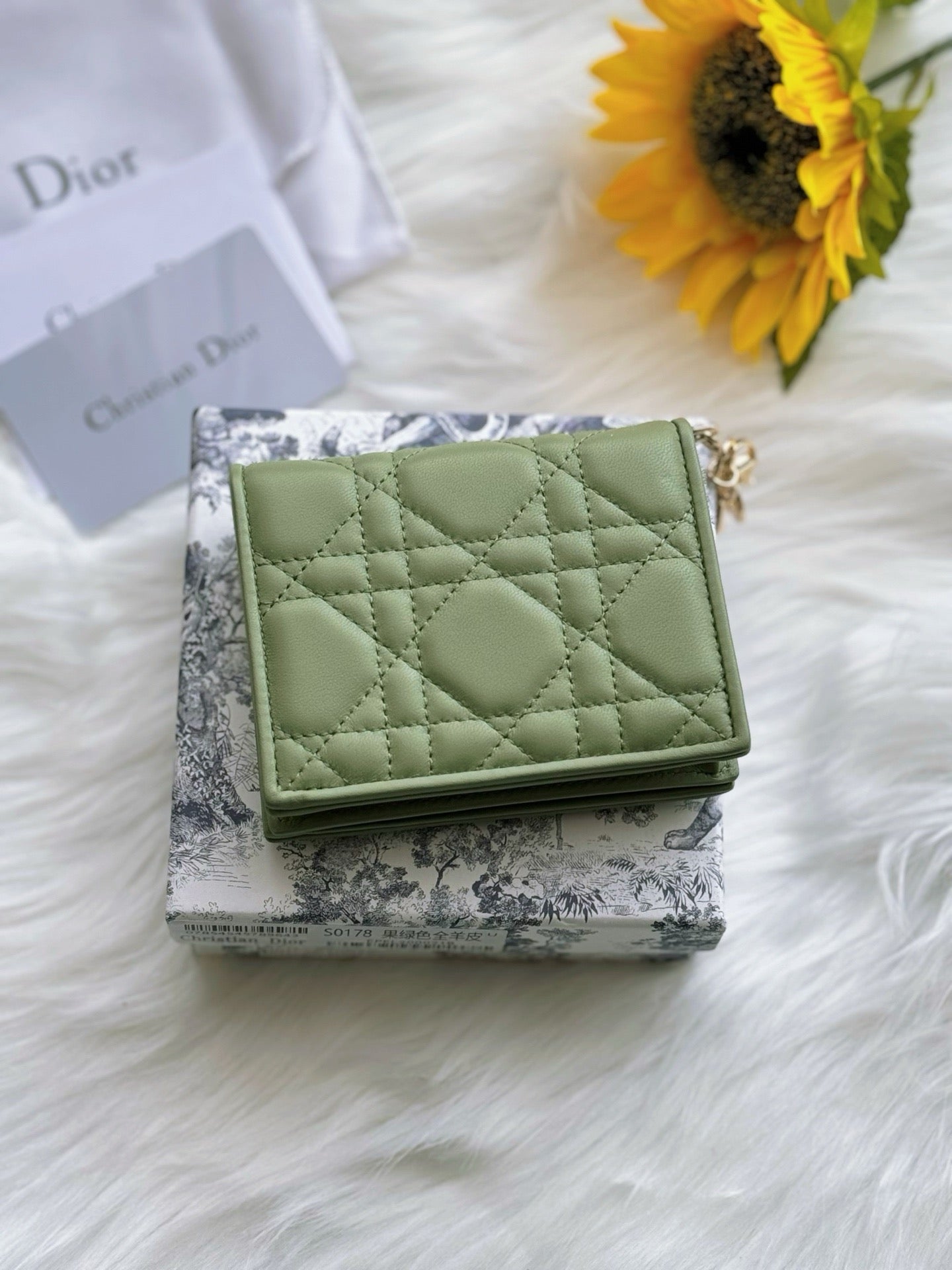 디올 레이디 반지갑