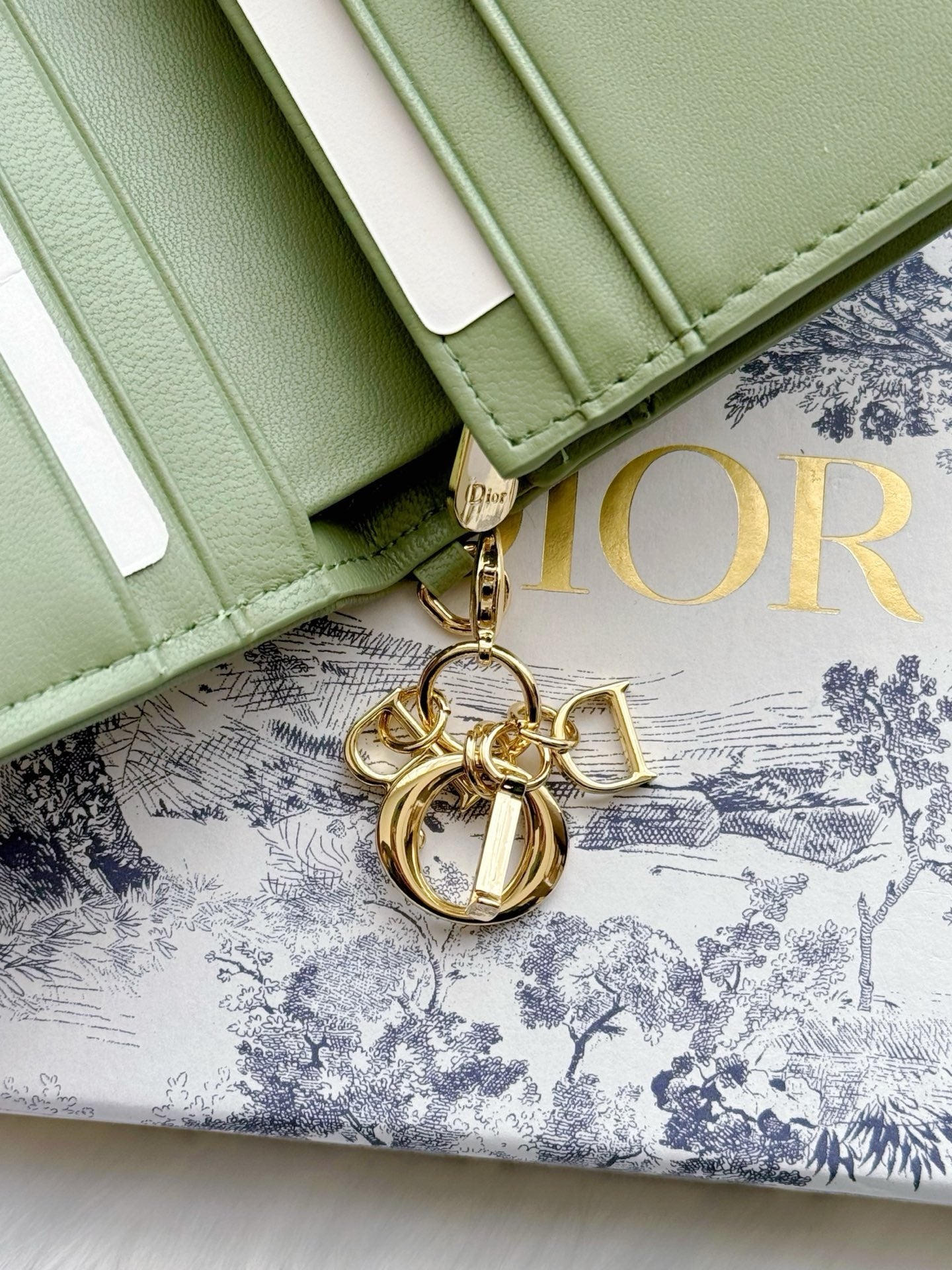 디올 레이디 반지갑