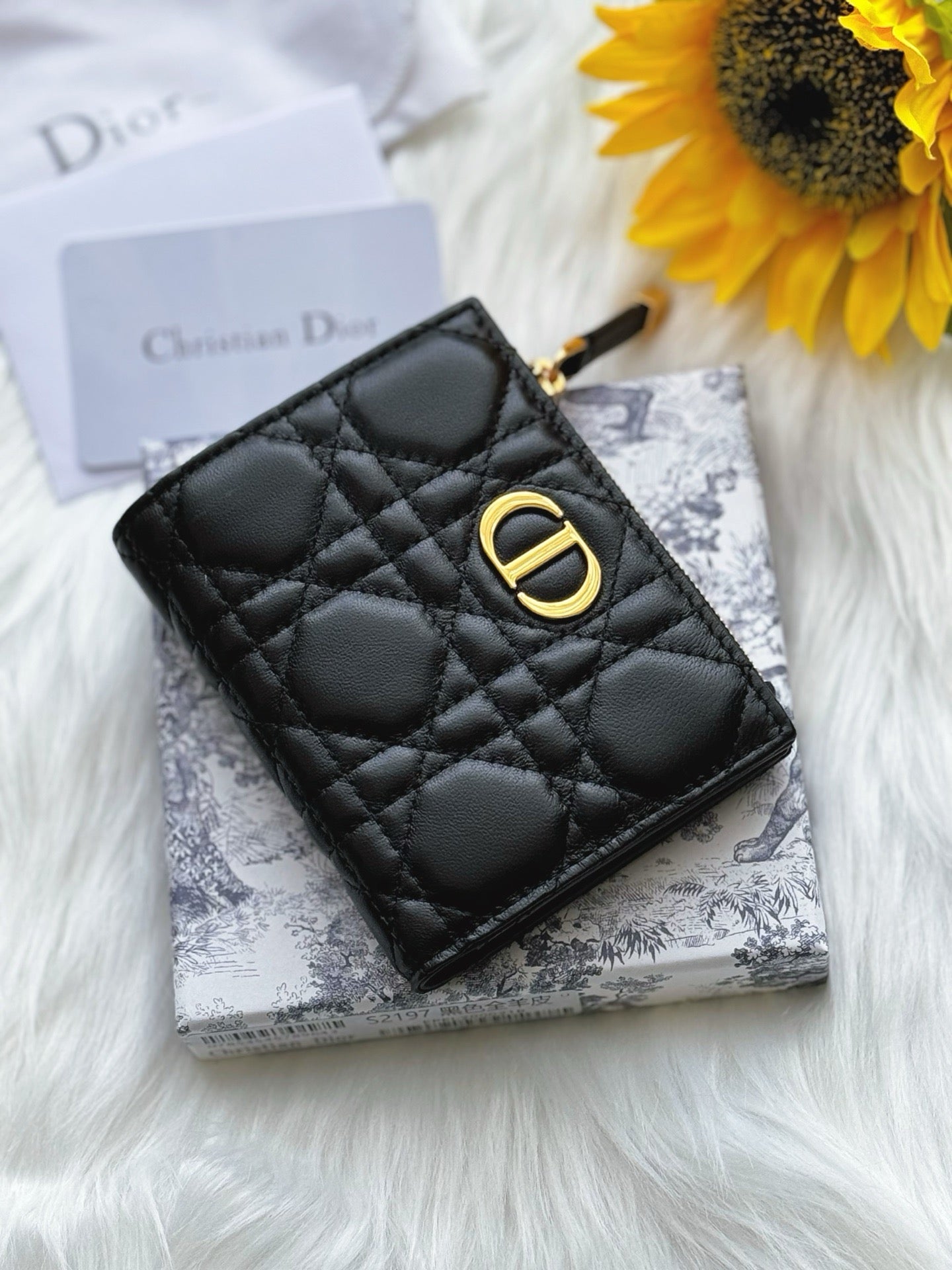 디올 카로 달리아 지갑