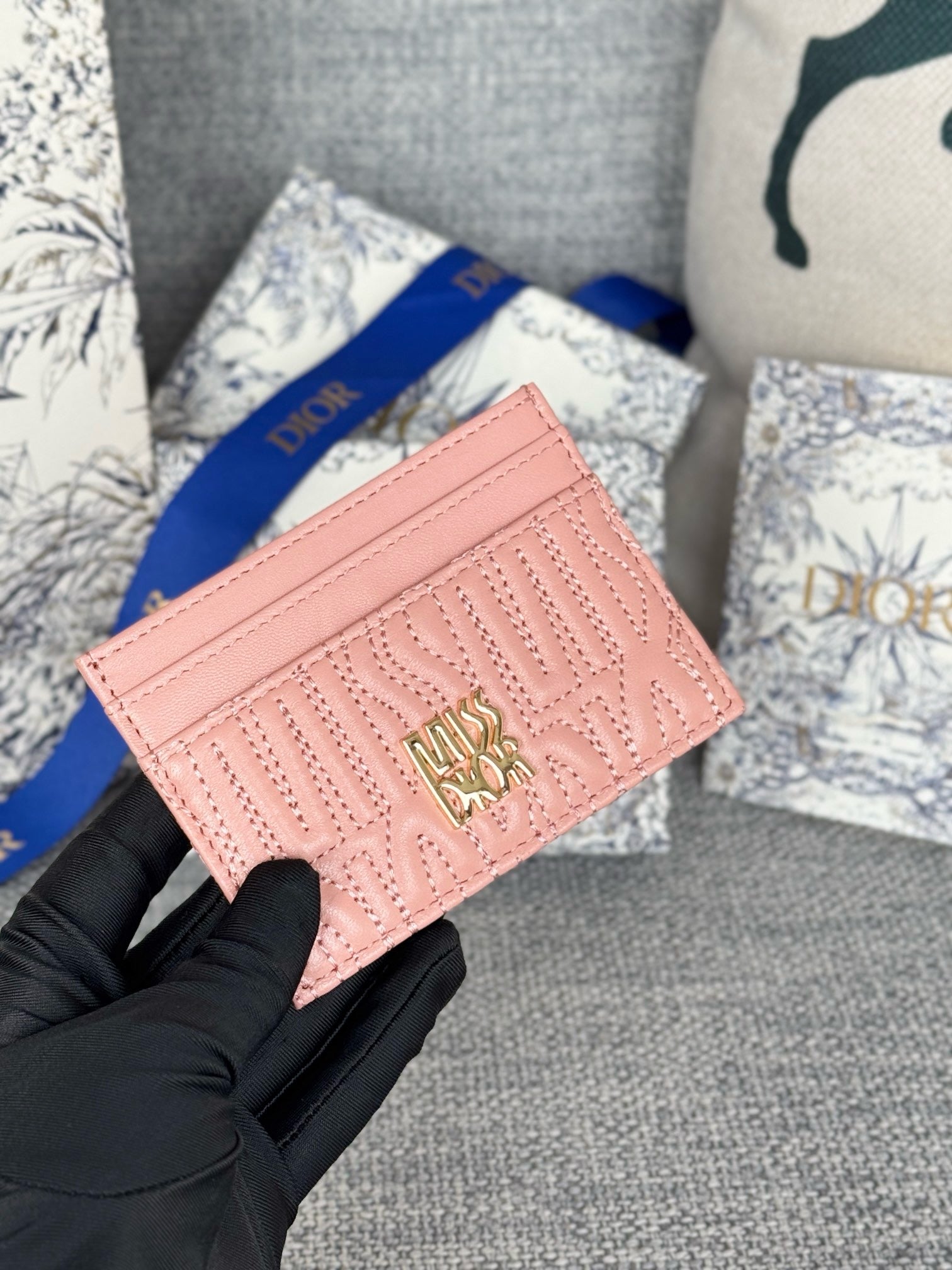 디올 미스 디올 프리지아 카드 홀더