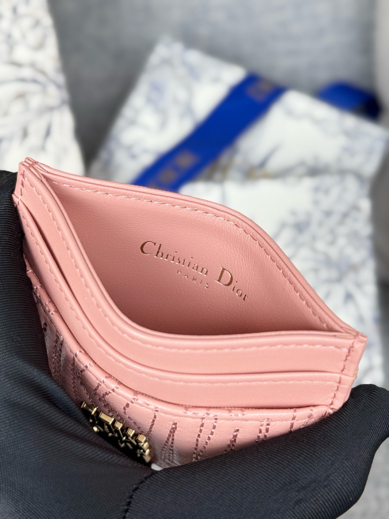 디올 미스 디올 프리지아 카드 홀더