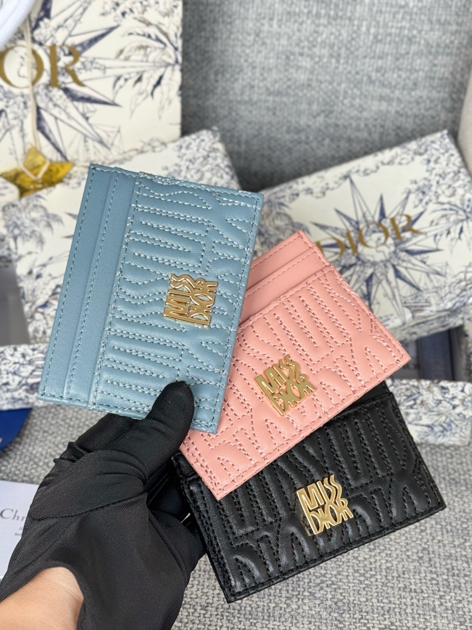 디올 미스 디올 프리지아 카드 홀더