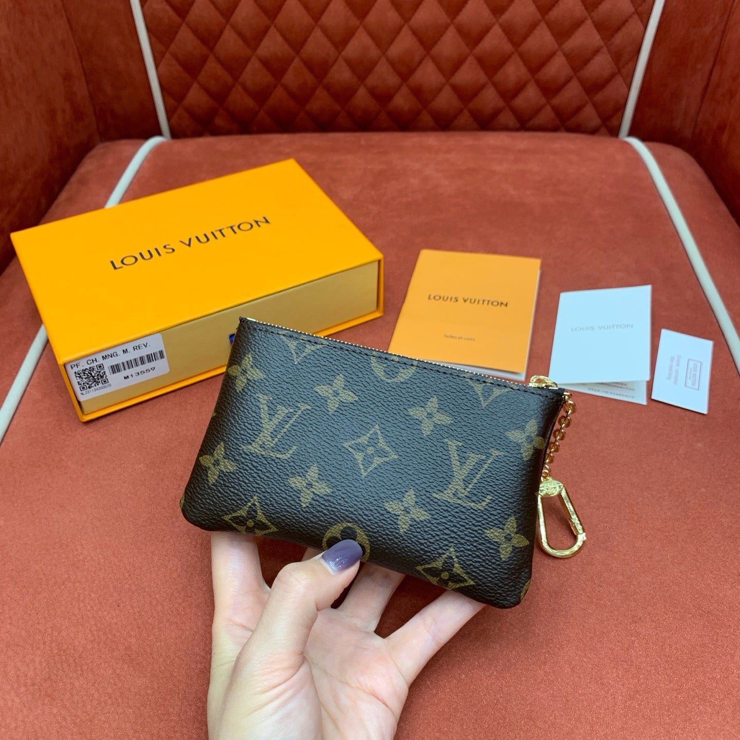 루이비통 키 파우치 S 모노그램