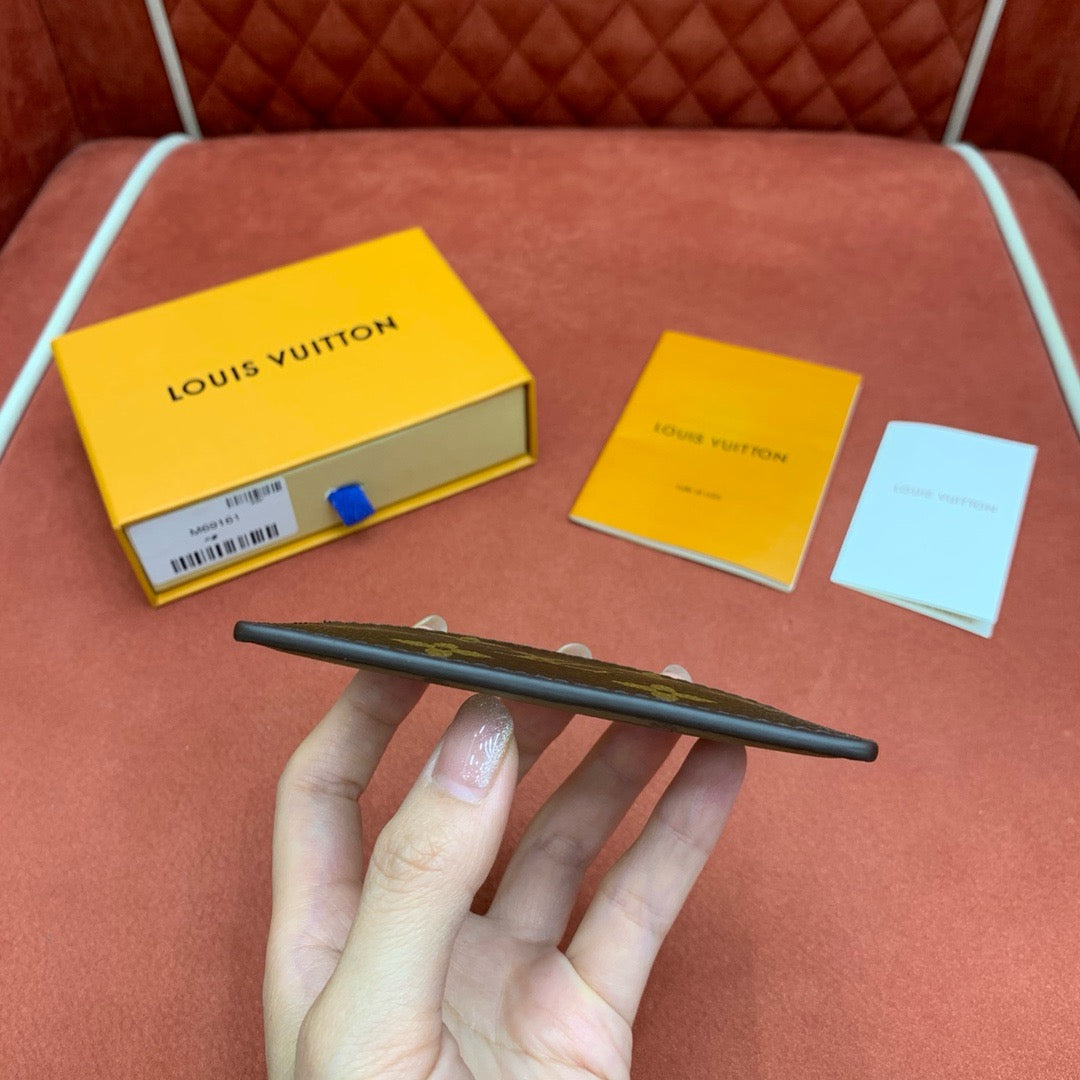 루이비통 카드홀더 모노그램 리버스 캔버스