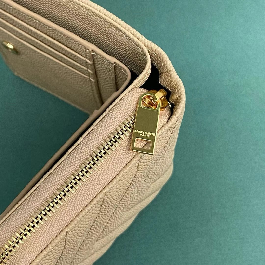 생로랑 카산드라 마테라쎄 동전 카드 지갑