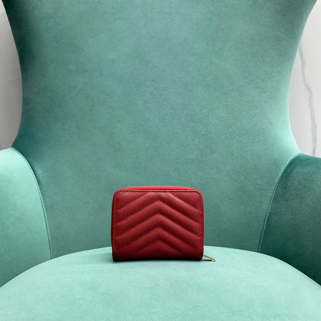 생로랑 카산드라 마테라쎄 동전 카드 지갑