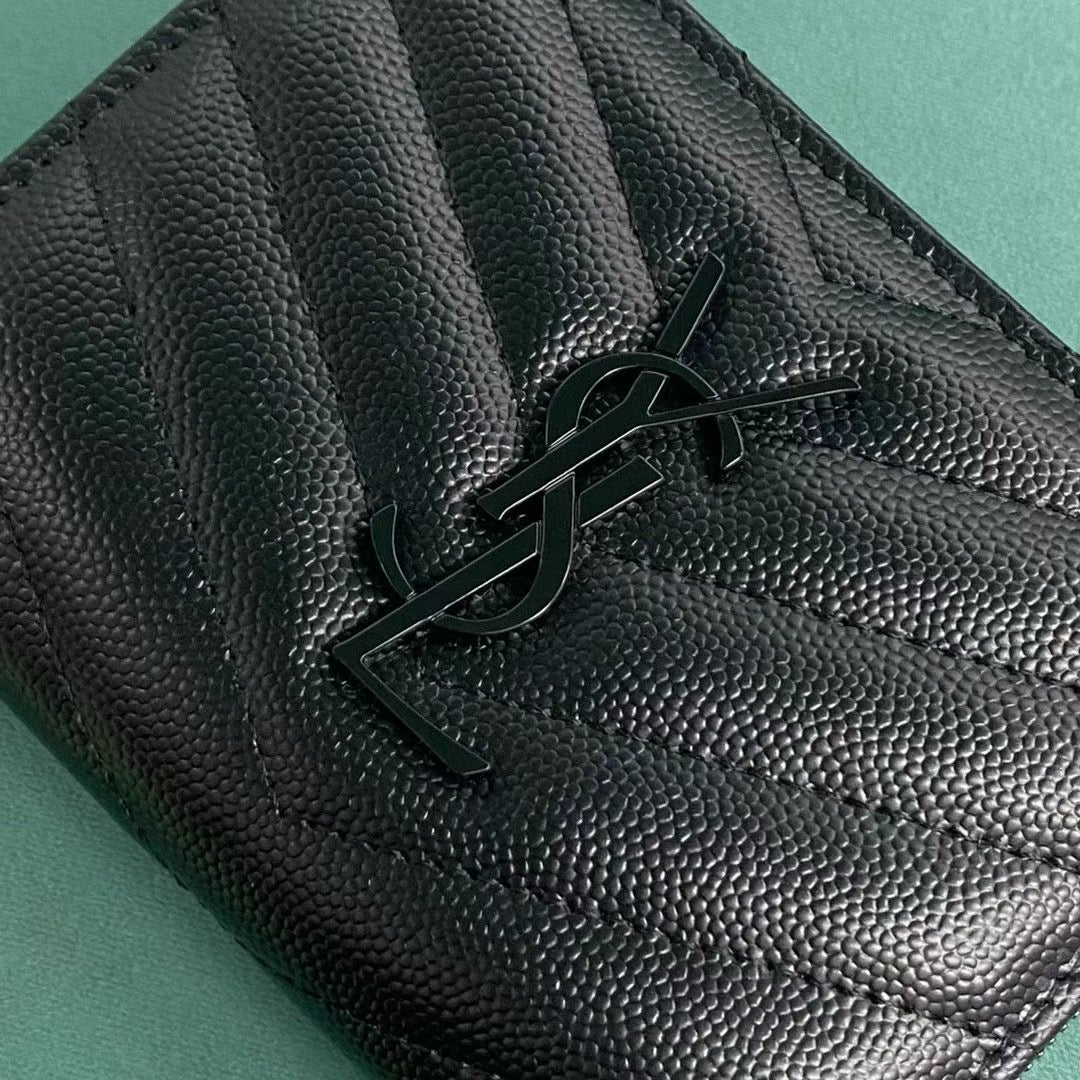 생로랑 카산드라 마테라쎄 동전 카드 지갑