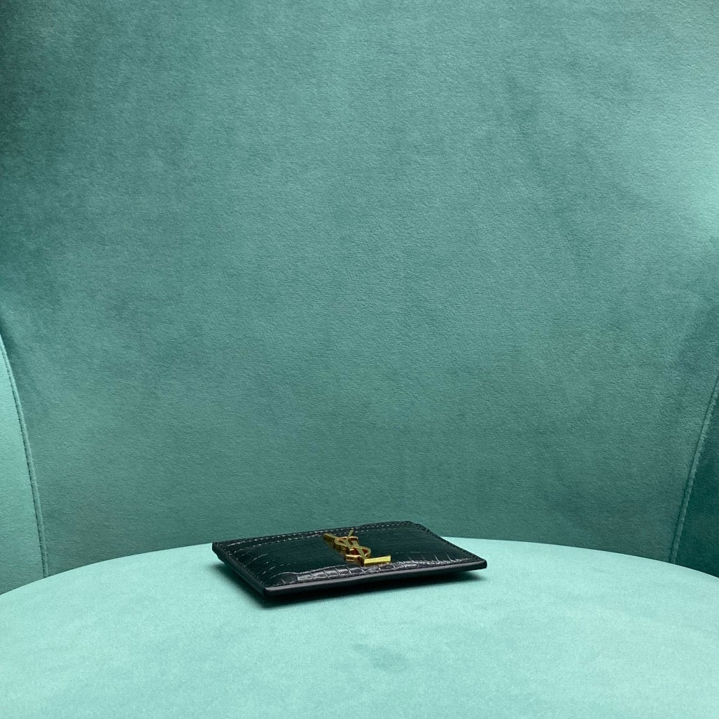 생로랑 모노그램 마테라쎄 카드지갑