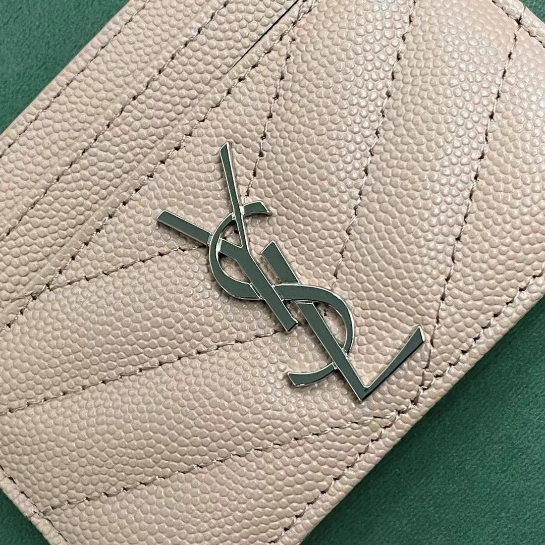 생로랑 모노그램 마테라쎄 카드지갑